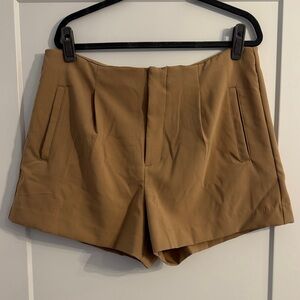 Target Women's High Waist Brown Shorts